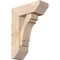 Ekena Millwork Merced Slat Smooth Bracket w/ Offset Brace, Douglas Fir, 7 1/2"W x 20"D x 28"H BKT0806X20X28MRC06SDF - alternate 1
